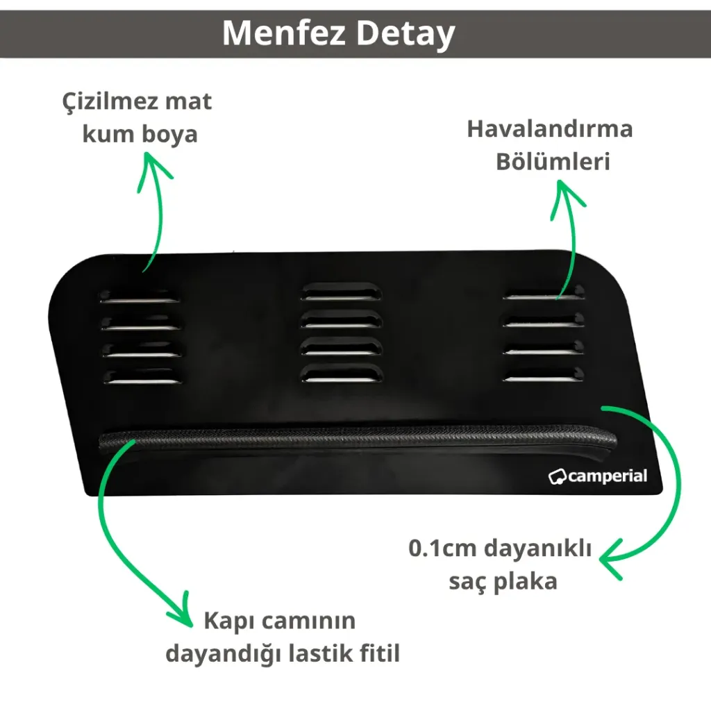 Karavan Yan cam Menfez Havalandırma Aparatı - Fiat Ducato – Peugeot Boxer – Citroen Jumper 2006 – 2026