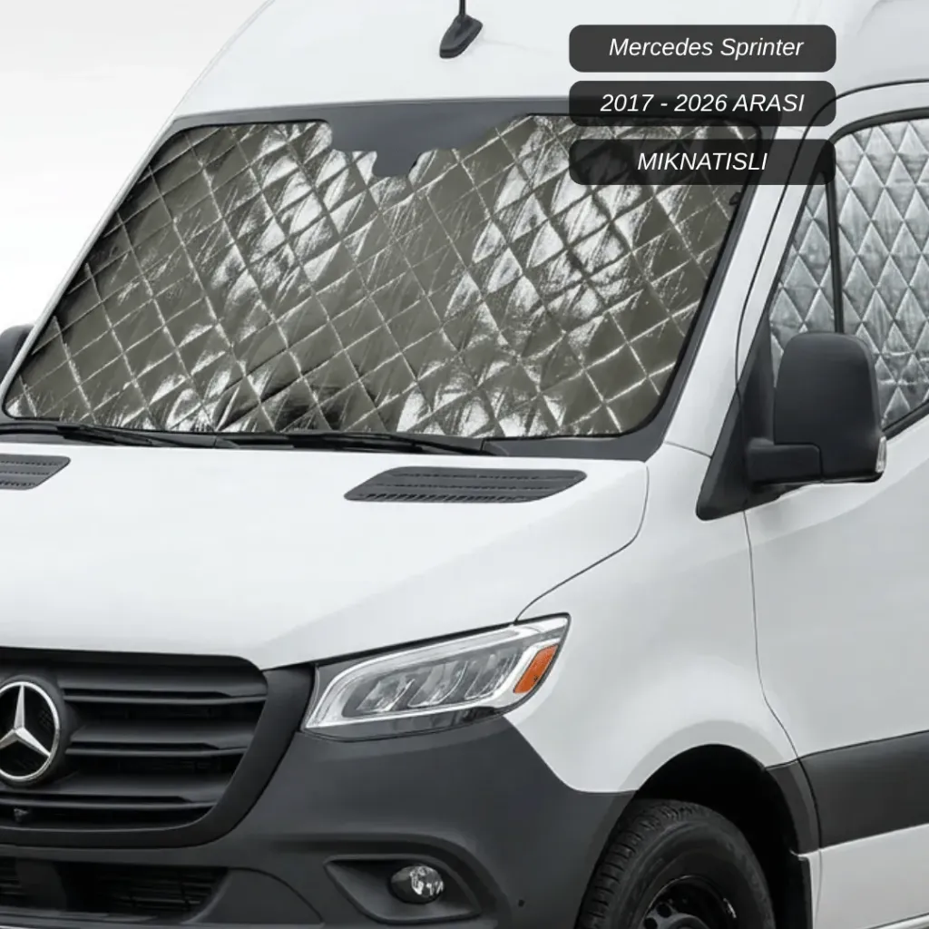 Mercedes Sprinter Ön ve Yan Camlar için Güneşlik - 2018 / 2024